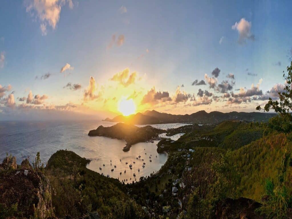 Sunset at Shirley Heights Antigua
